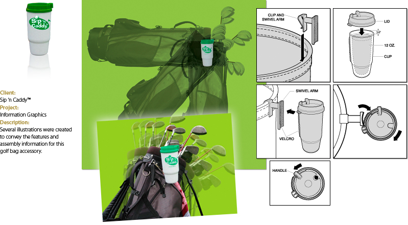 Illustration - Sip 'n Caddy Image