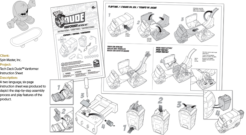 Instructional Graphics - Tech Deck Dude Image