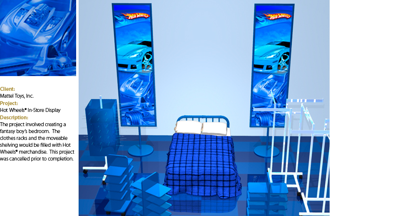 Merchandising - Hot Wheels In-store Display Image